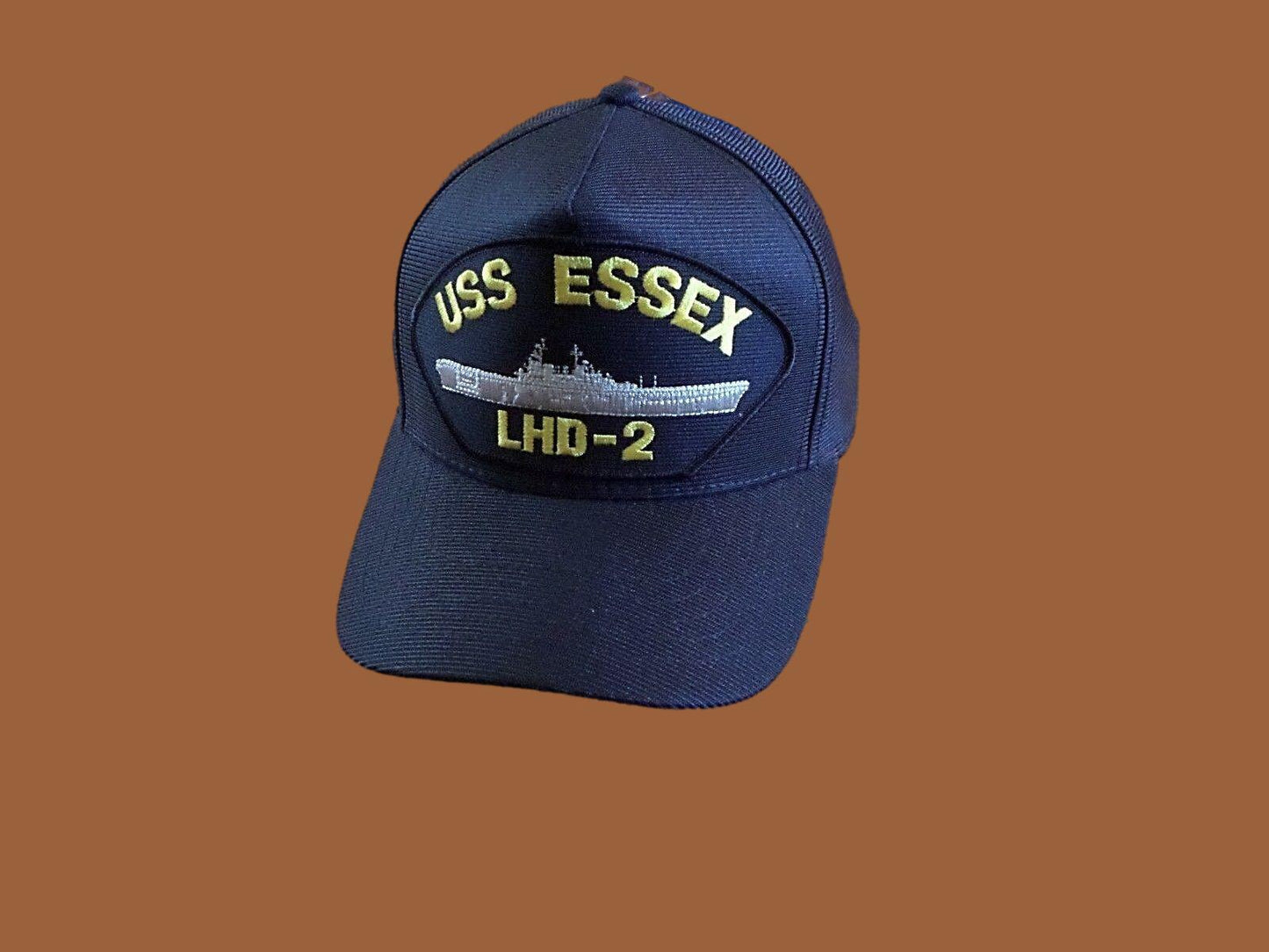 USS ESSEX LHD-2 U.S NAVY SHIP HAT U.S MILITARY OFFICIAL BALL CAP U.S.A MADE