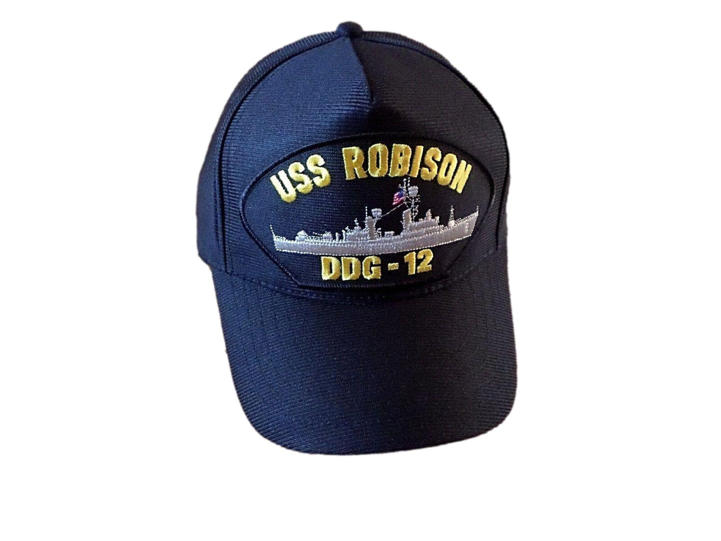 USS ROBISON DDG-12 U.S NAVY SHIP HAT U.S MILITARY OFFICIAL BALL CAP U.S.A MADE