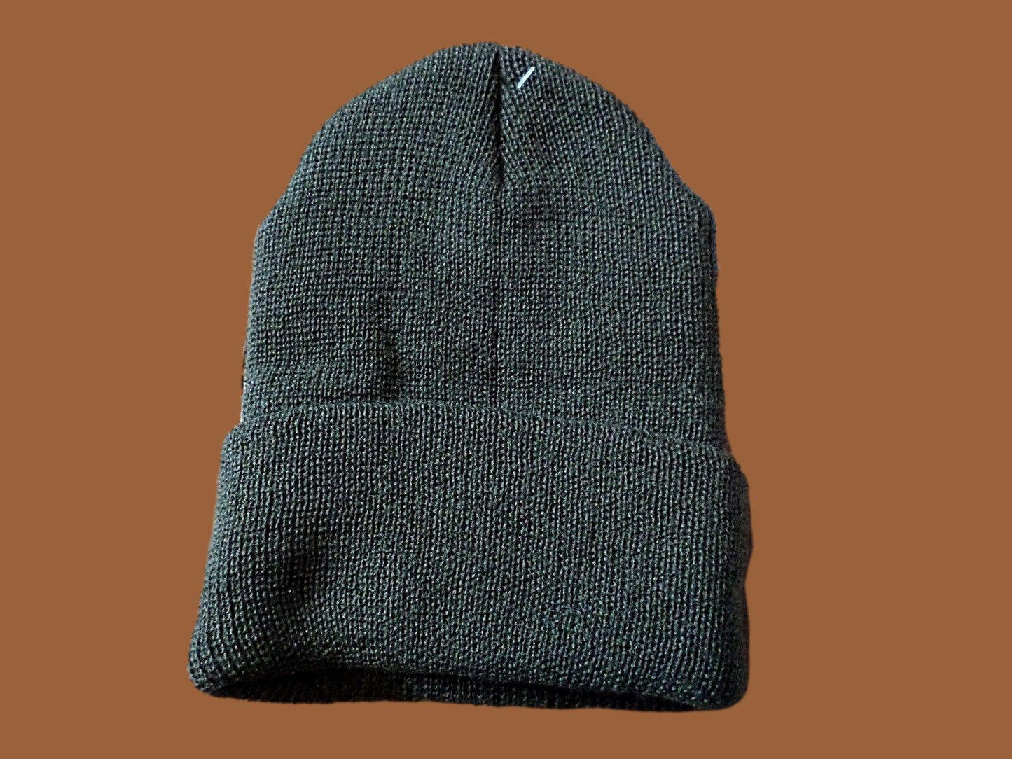 NEW GENUINE MILITARY WATCH CAP BROWN 100% WOOL 2 PLY U.S.A MADE BEANIE