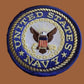 U.S. MILITARY NAVY EMBROIDERED PATCH UNITED STATES NAVY 3" X 3" NEW