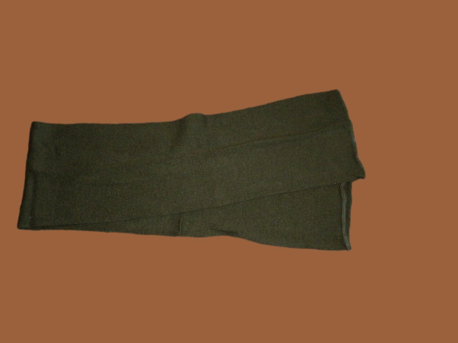 GENUINE U.S MILITARY ISSUE WOOL SCARF OD GREEN ARMY G.I SCARVES DLA ...