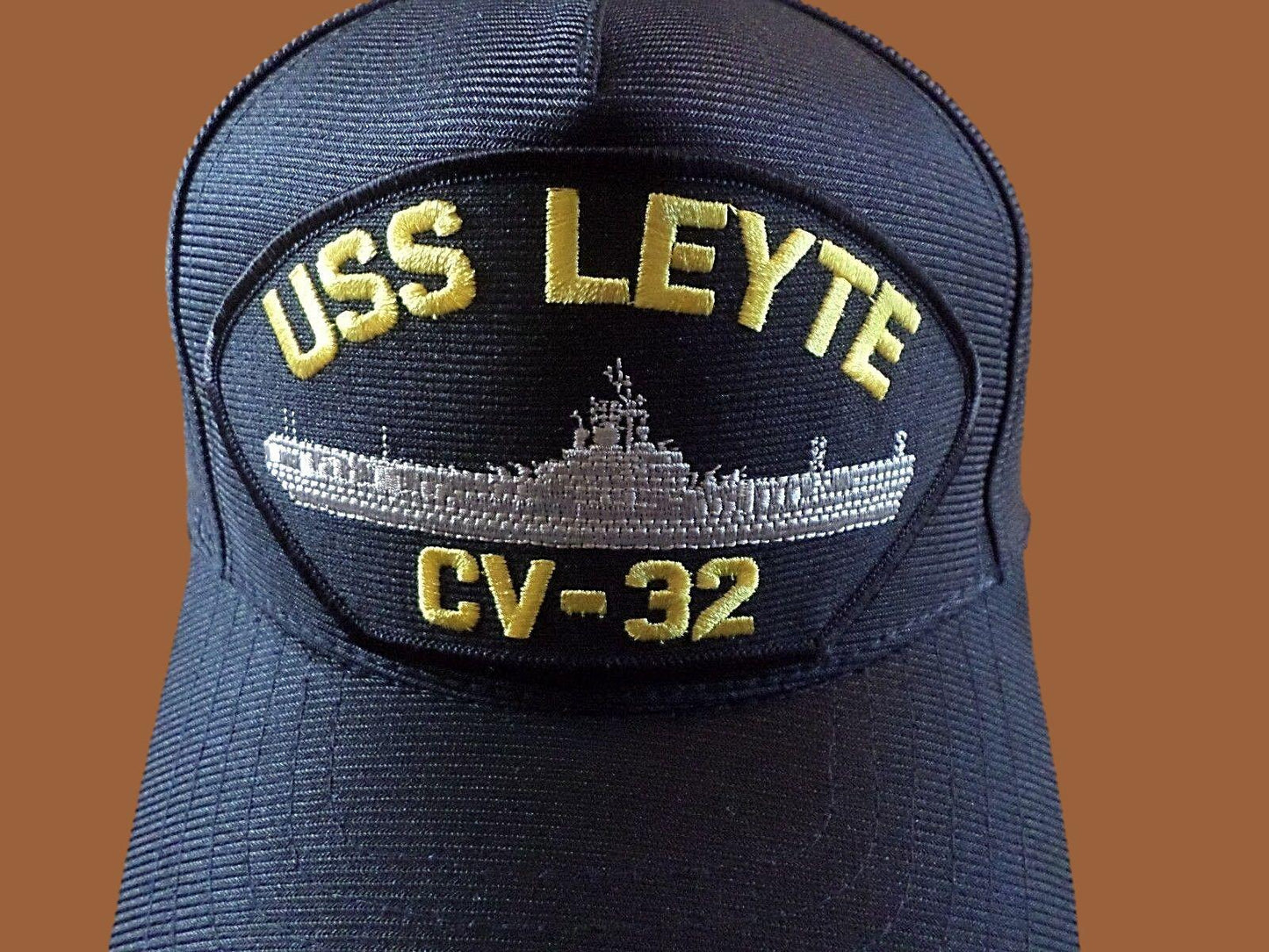 USS LEYTE CV-32 NAVY SHIP HAT U.S MILITARY OFFICIAL BALL CAP U.S.A  MADE