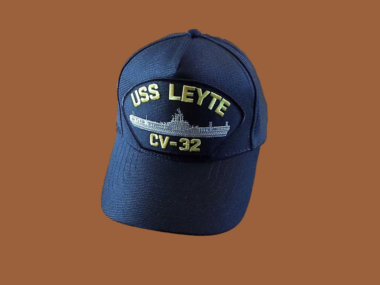 USS LEYTE CV-32 NAVY SHIP HAT U.S MILITARY OFFICIAL BALL CAP U.S.A  MADE