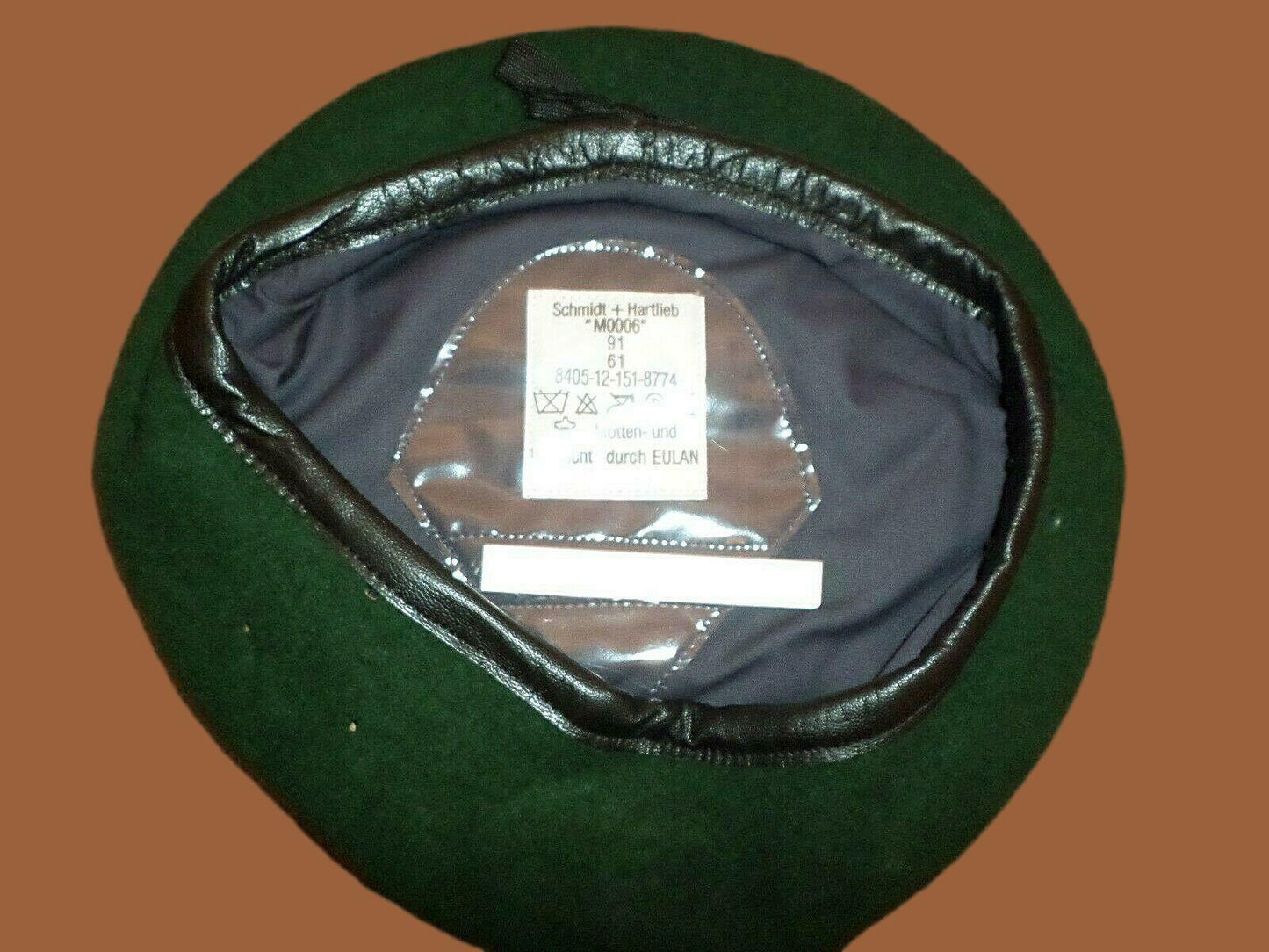 ORIGINAL GERMAN GREEN BERET MILITARY ISSUE WOOL SIZE X-LARGE 61 METRIC NEW