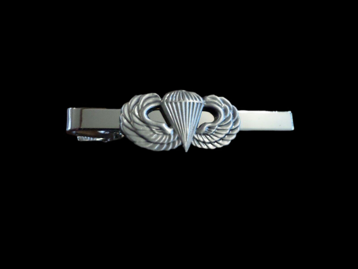 U.S MILITARY ARMY PARATROOPER JUMP WINGS TIE BAR TIE TAC U.S.A MADE