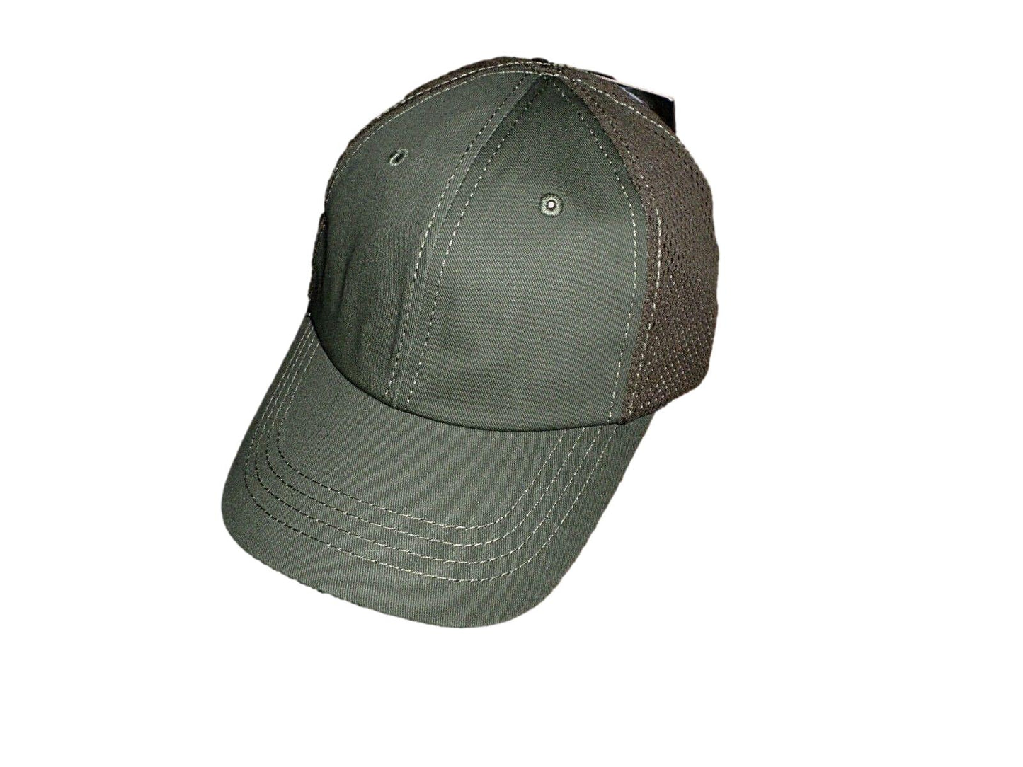 OD GREEN MILITARY STYLE AIR MESH HAT ADJUSTABLE BACK STRAP