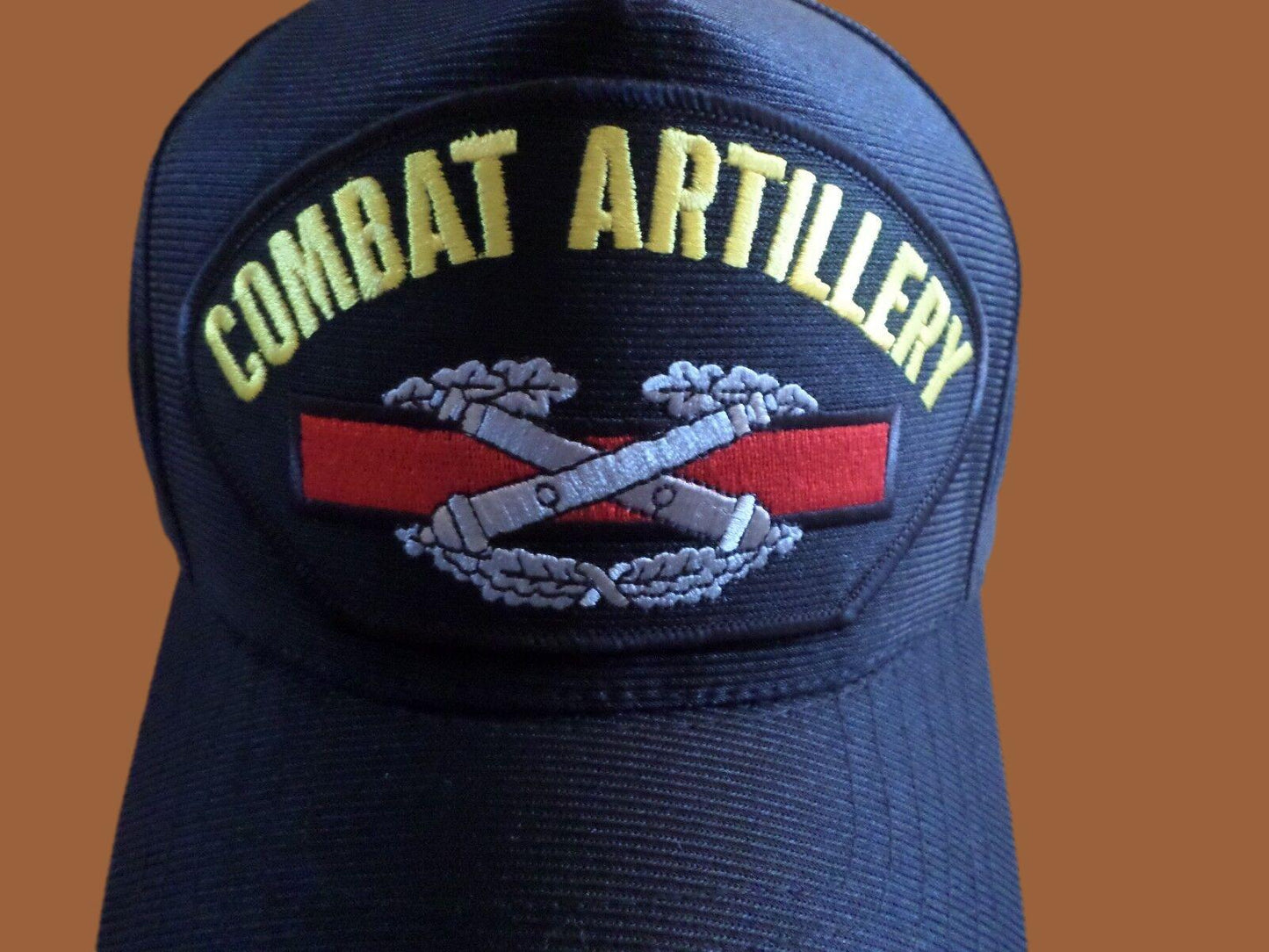 U.S ARMY COMBAT ARTILLERY HAT U.S MILITARY OFFICIAL BALL CAP U.S.A MADE