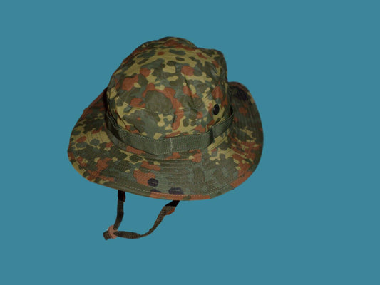 NEW GERMAN FLECKTARN CAMOUFLAGE TRILAM BOONIE HAT SIZE X- LARGE