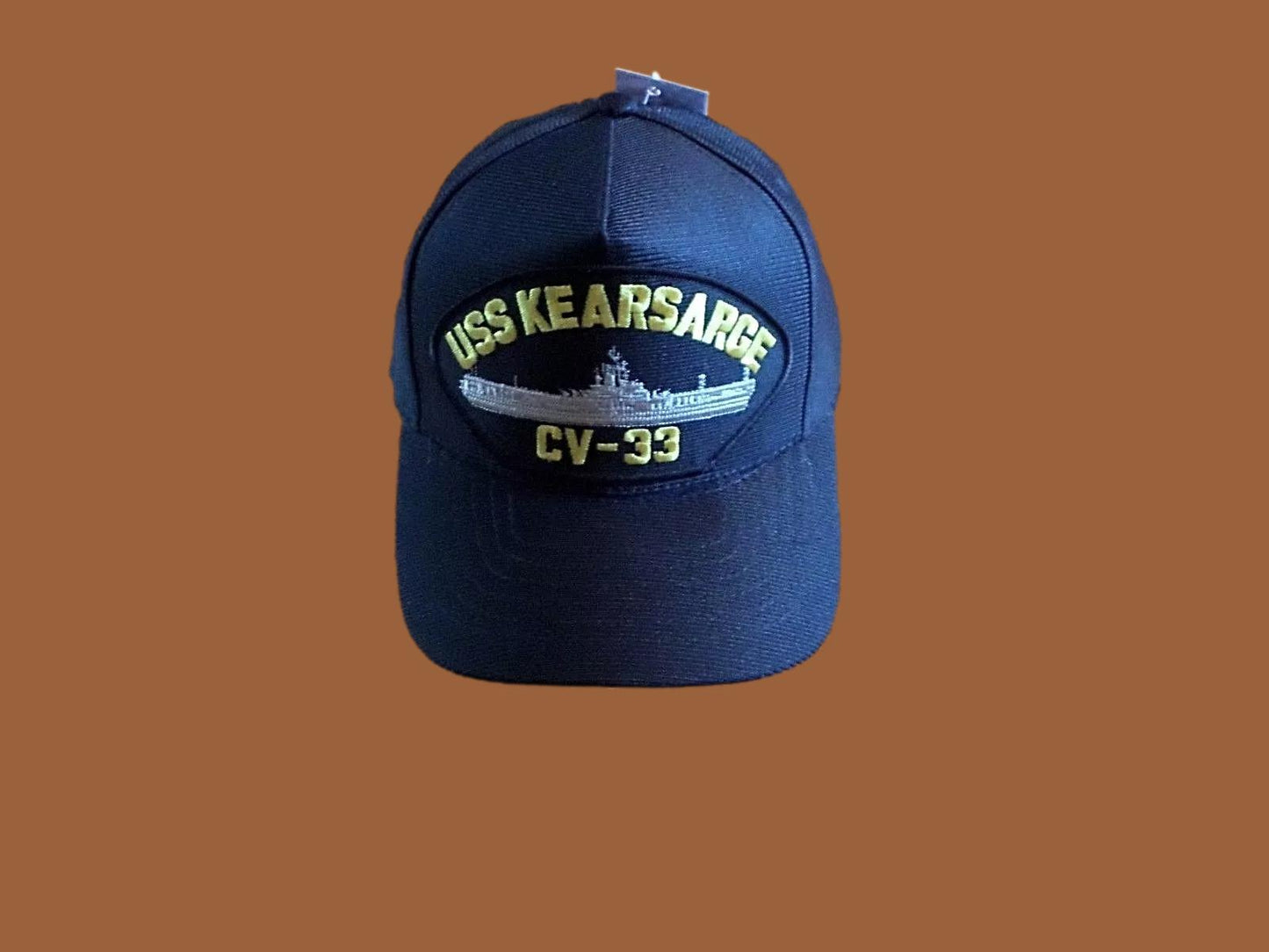 USS KEARSARGE CV-33 NAVY SHIP HAT U.S MILITARY OFFICIAL BALL CAP U.S.A MADE