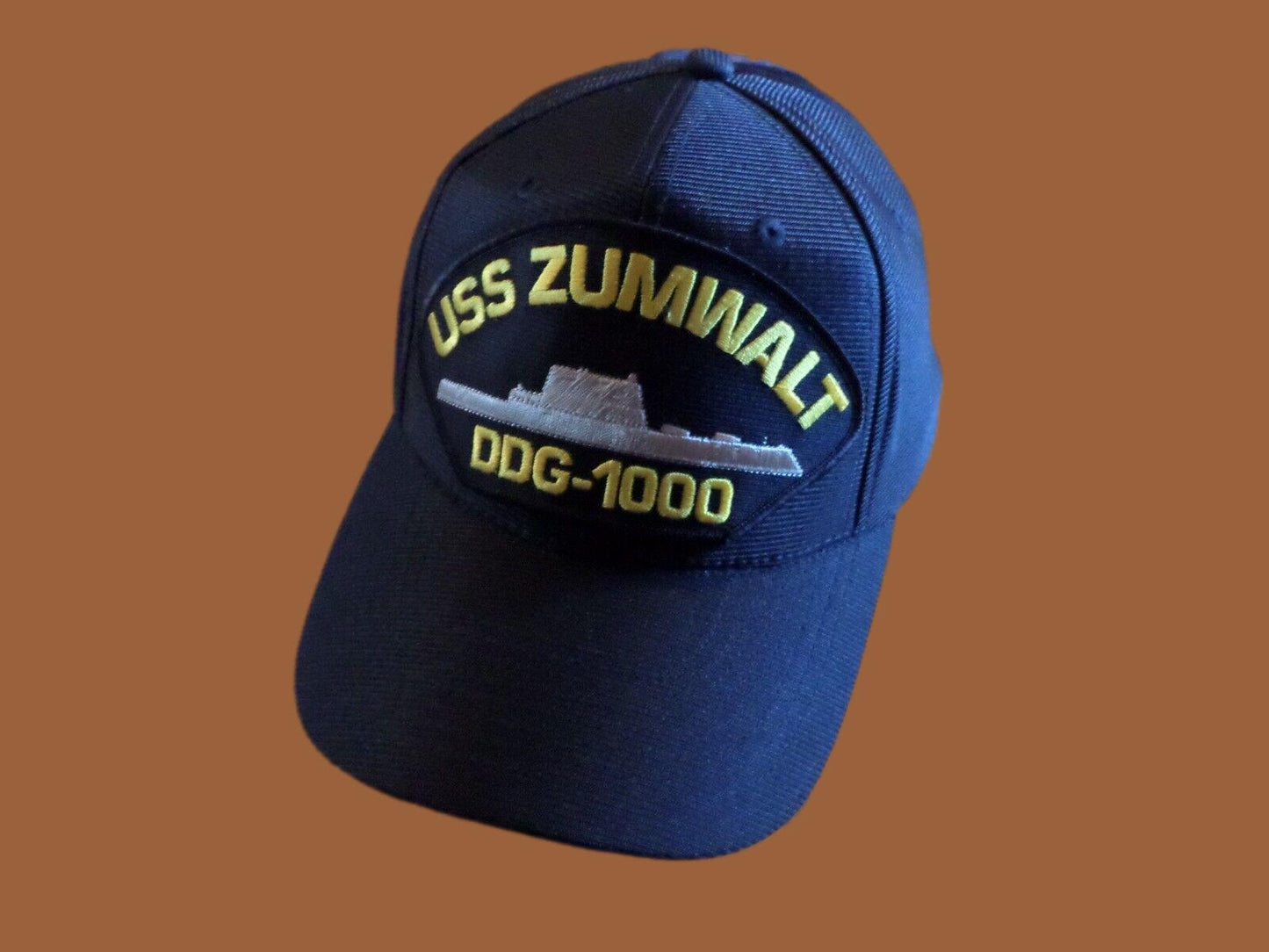 USS ZUMWALT DDG-1000 NAVY SHIP HAT U.S MILITARY OFFICIAL BALL CAP U.S.A MADE