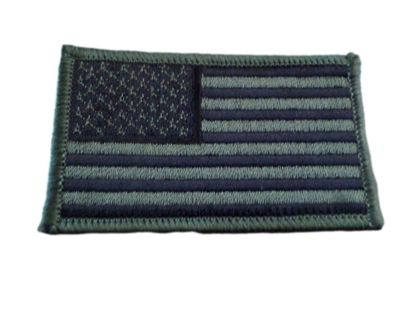 U.S MILITARY AMERICAN FLAG ARM PATCH SUBDUE OD GREEN ARMY MARINES NAVY AIR FORCE