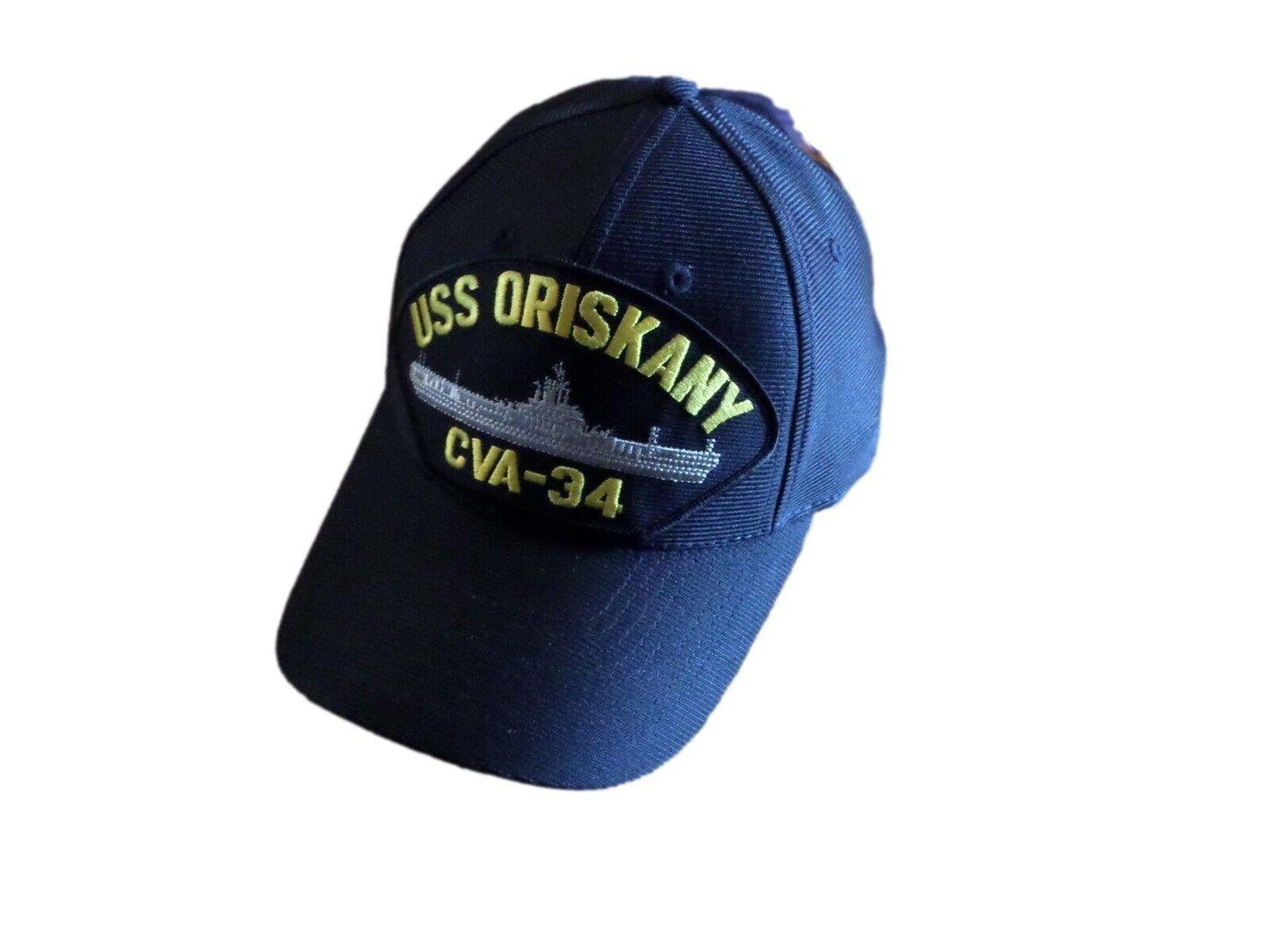 USS ORISKANY CVA - 34 NAVY SHIP HAT U.S MILITARY OFFICIAL BALL CAP U.S.A. MADE