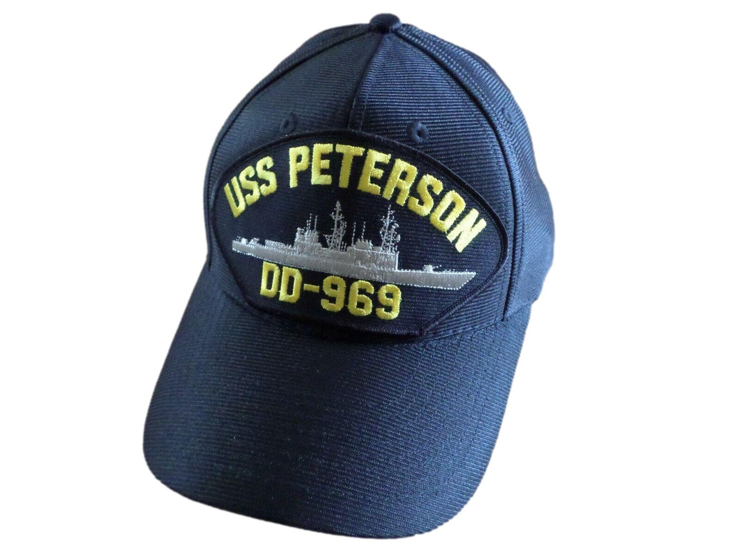 USS PETERSON DD-969 NAVY SHIP HAT U.S MILITARY OFFICIAL BALL CAP U.S MADE