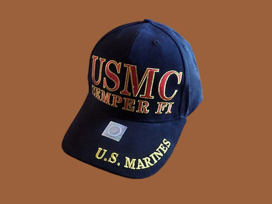 U.S Military USMC Semper Fi Embroidered Baseball Hat U.S Marines Licensed Cap