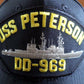 USS PETERSON DD-969 NAVY SHIP HAT U.S MILITARY OFFICIAL BALL CAP U.S MADE