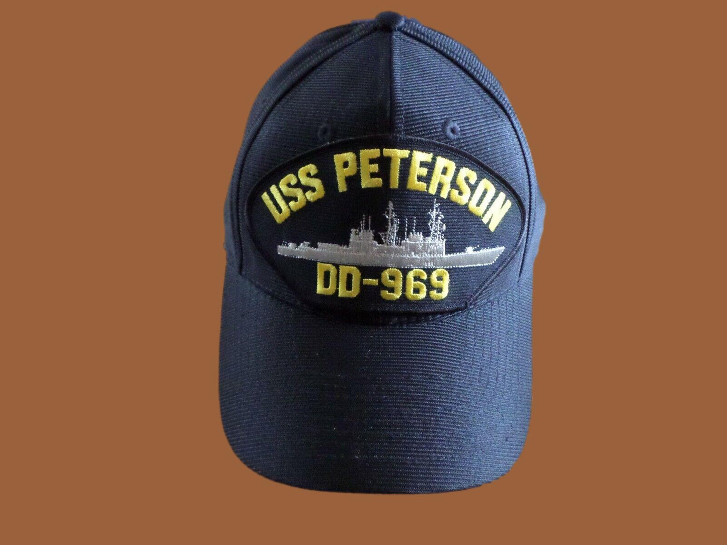 USS PETERSON DD-969 NAVY SHIP HAT U.S MILITARY OFFICIAL BALL CAP U.S MADE