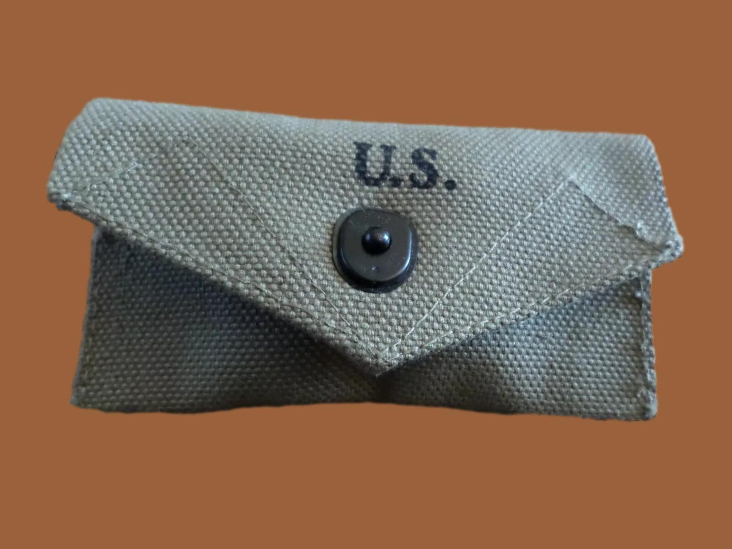 WWII U.S MILITARY FIRST AID PACKET POUCH M-1924 NEW REPRODUCTION