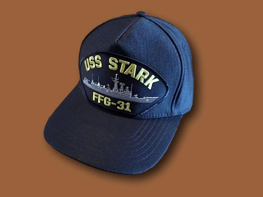 USS STARK FFG-31 NAVY SHIP HAT U.S MILITARY OFFICIAL BALL CAP U.S.A MADE