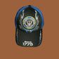 U.S NAVY WITH FLAMES EMBROIDERED 6 PANEL CAP OFFICIALLY LICENSED U.S NAVY HAT