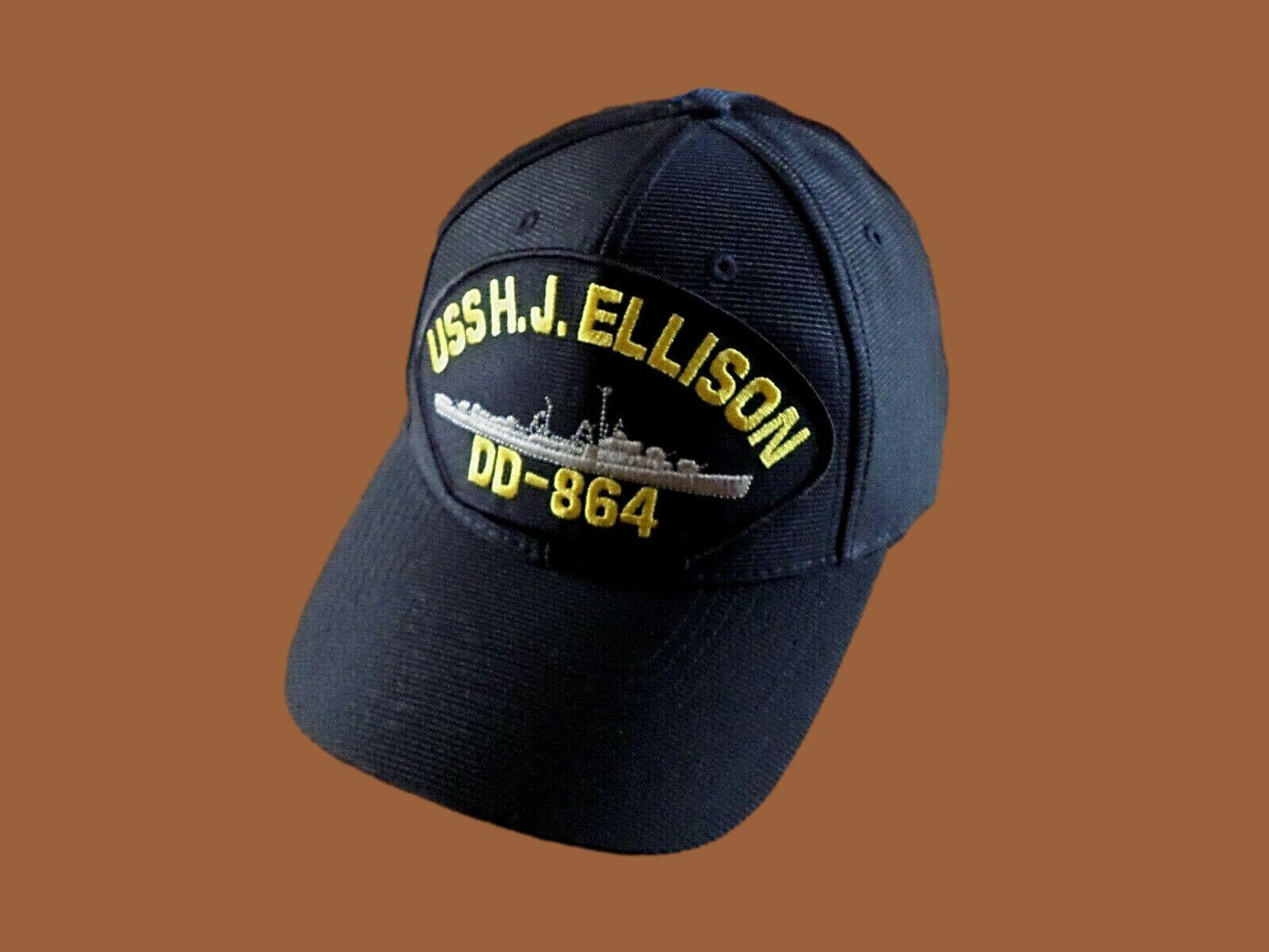 USS H.J ELLISON DD-864 NAVY SHIP HAT U.S MILITARY OFFICIAL BALL CAP U.S MADE