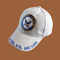 NEW U.S MILITARY NAVY EMBROIDERED KHAKI HAT BASEBALL CAP OFFICIAL LICENSED HATS