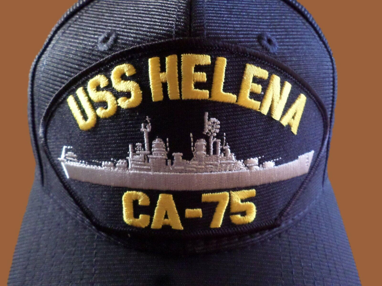 USS HELENA CA-75 U.S NAVY SHIP HAT OFFICIAL MILITARY BALL CAP NAVY CRUISER