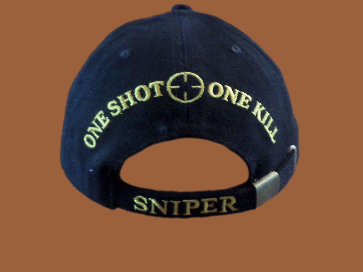 U.S MILITARY SNIPER HAT ONE SHOT ONE KILL EMBROIDERED U.S ARMED FORCES CAP