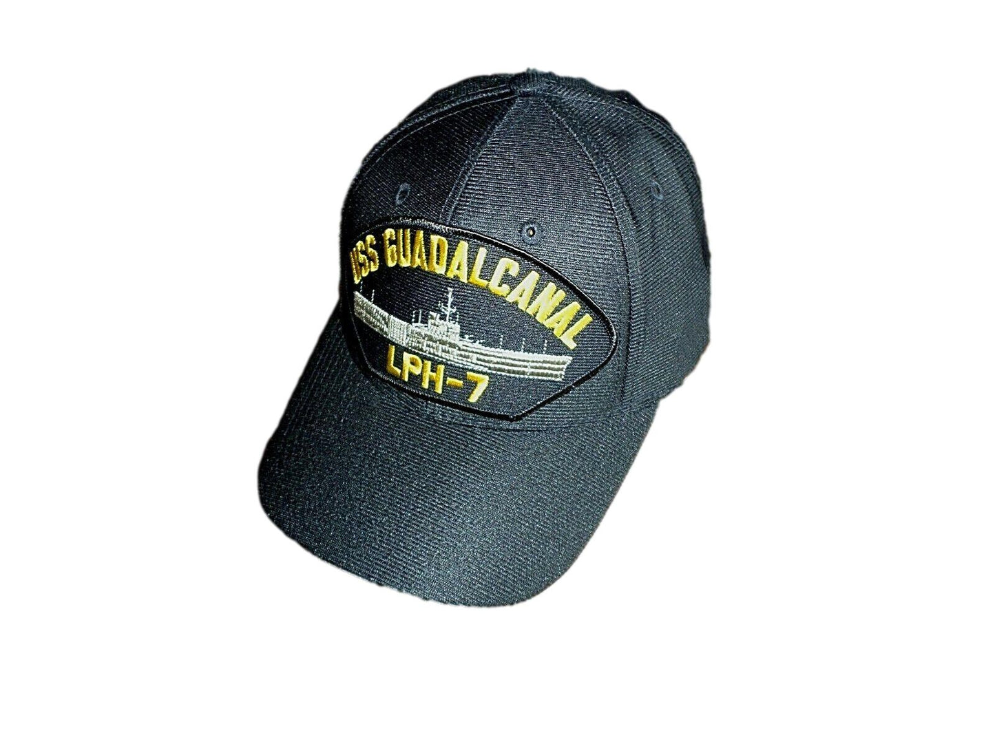 USS GUADALCANAL LPH-7 NAVY SHIP HAT U.S MILITARY OFFICIAL BASEBALL CAP USA MADE