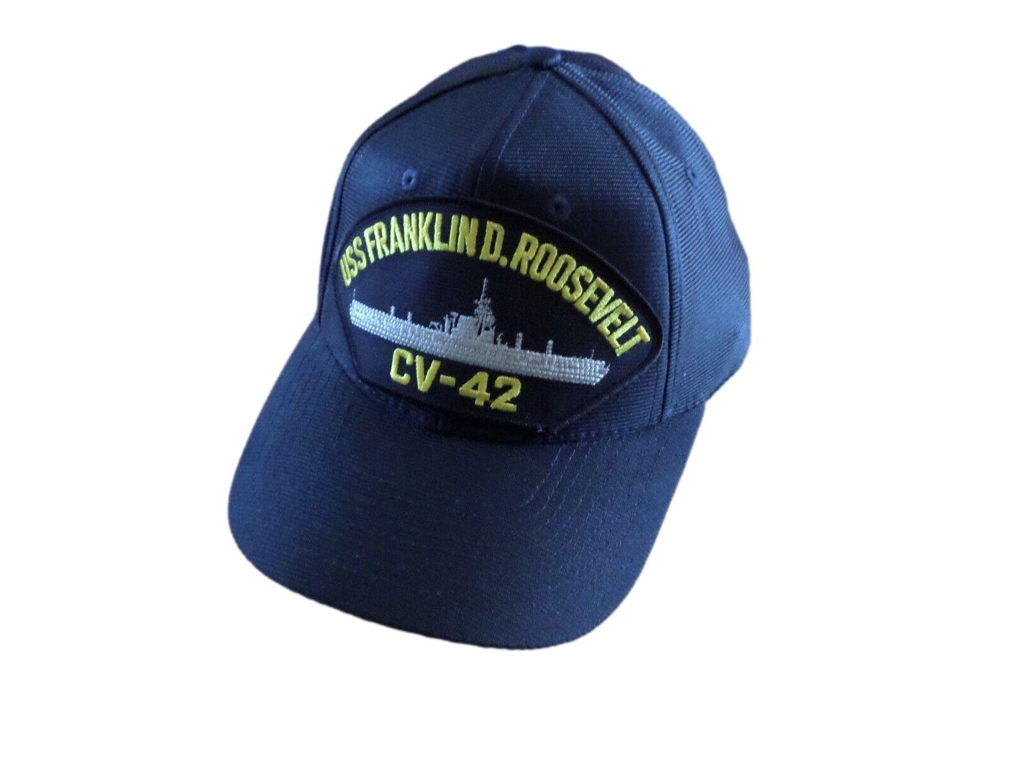 USS FRANKLIN D. ROOSEVELT CV-42 U.S NAVY MILITARY HAT OFFICIAL BALL CAP U.S.A