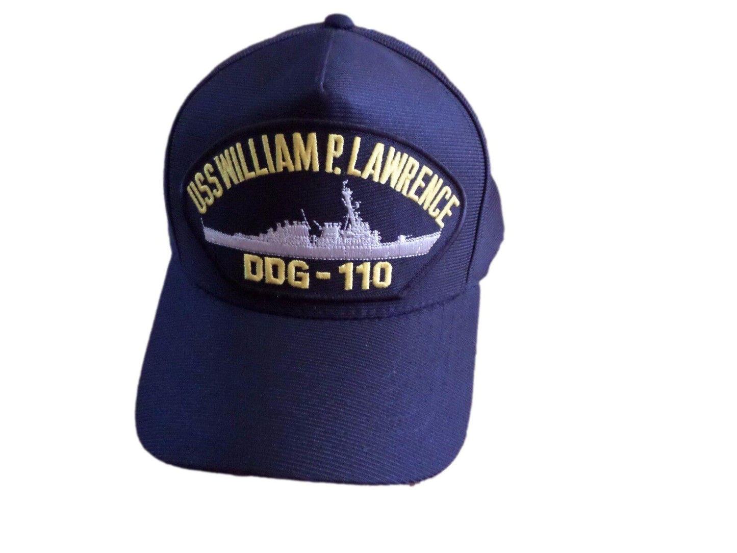 USS WILLIAM P LAWRENCE DDG-110 NAVY SHIP HAT U.S MILITARY OFFICIAL BALL CAP USA