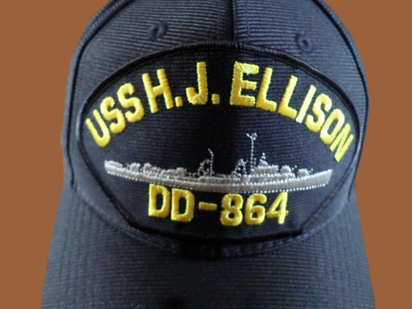 USS H.J ELLISON DD-864 NAVY SHIP HAT U.S MILITARY OFFICIAL BALL CAP U.S MADE