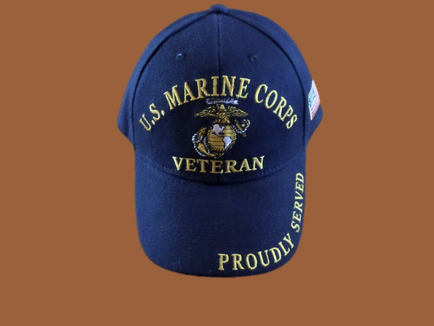 U.S Military Marine Corps Veteran Embroidered USMC Licensed Baseball Hat Cap