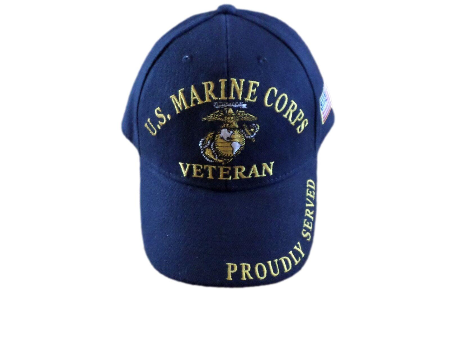 U.S Military Marine Corps Veteran Embroidered USMC Licensed Baseball Hat Cap