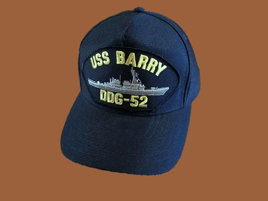 USS BARRY DDG-52 NAVY SHIP HAT U.S MILITARY OFFICIAL BALL CAP U.S MADE