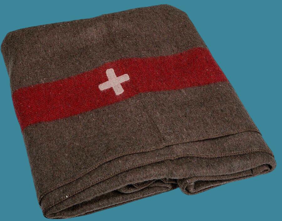 Heavy Wool Military Blankets SWISS MILITARY STYLE ARMY WOOL