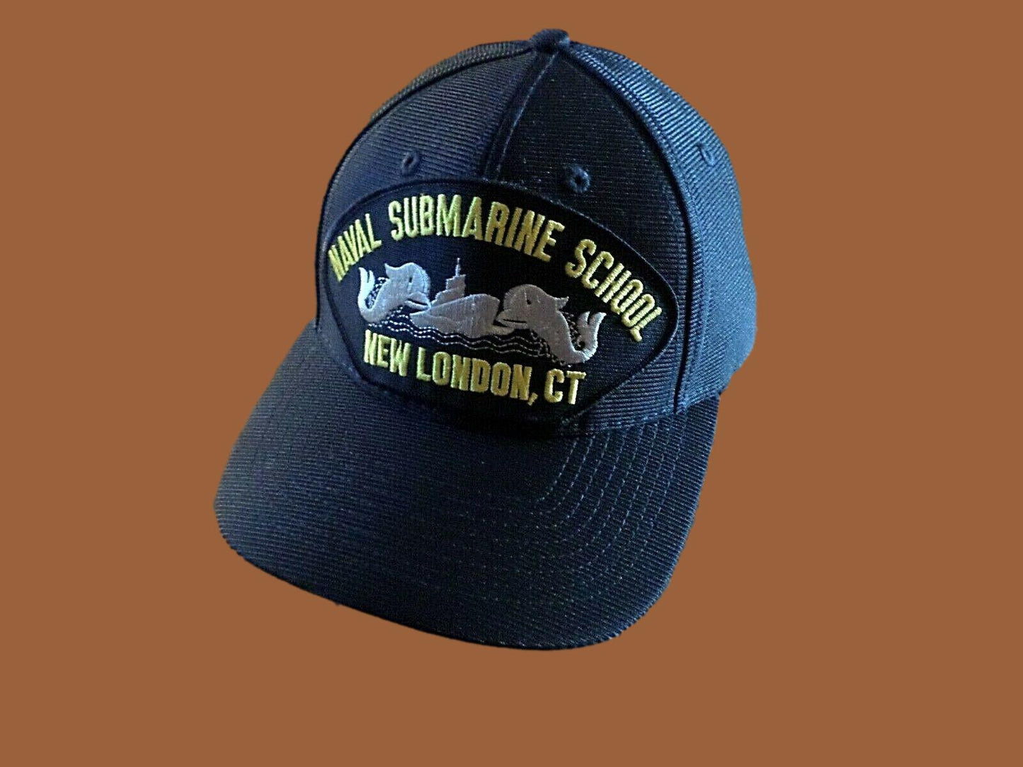 NAVAL SUBMARINE SCHOOL NEW LONDON CT HAT OFFICIAL U.S MILITARY BALL CAP USA MADE