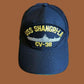 USS SHANGRI-LA CV-38 NAVY SHIP HAT U.S MILITARY OFFICIAL BALL CAP U.S.A MADE