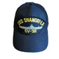 USS SHANGRI-LA CV-38 NAVY SHIP HAT U.S MILITARY OFFICIAL BALL CAP U.S.A MADE