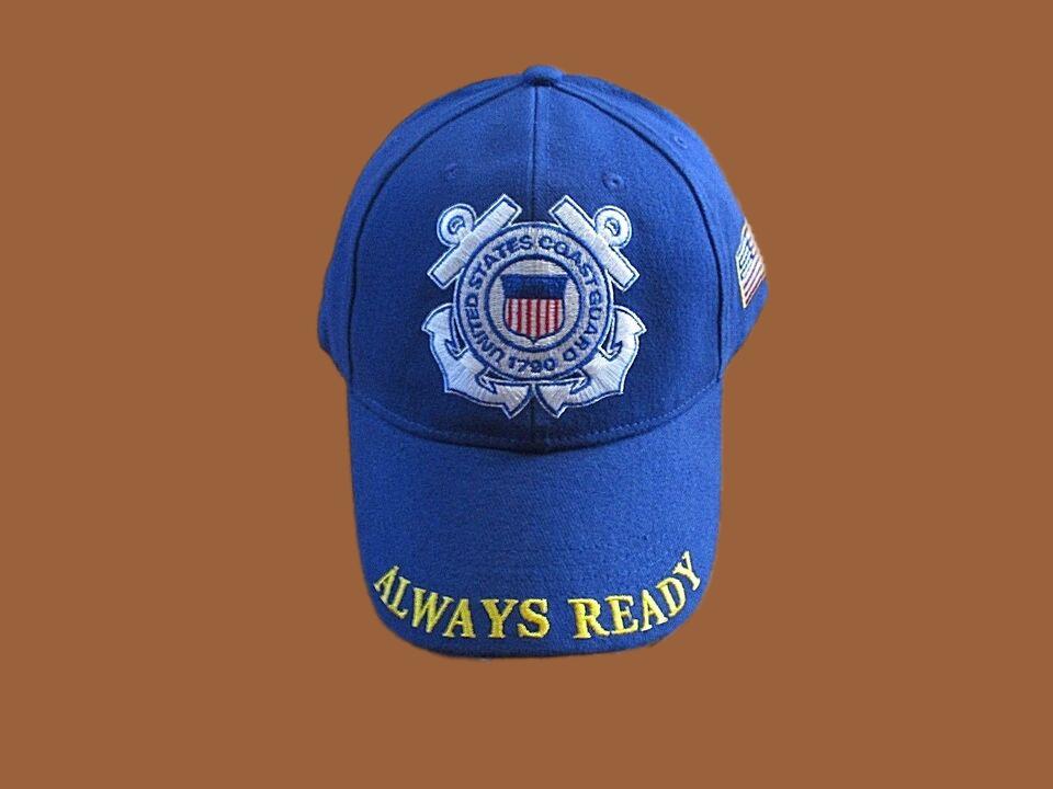 UNITED STATES COAST GUARD ALWAYS READY HAT BALL CAP USCG SEMPER PARATUS