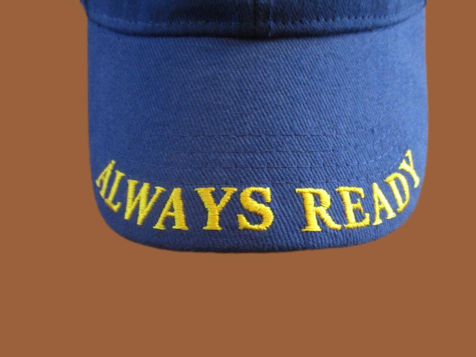 UNITED STATES COAST GUARD ALWAYS READY HAT BALL CAP USCG SEMPER PARATUS