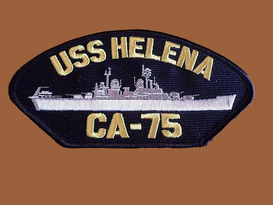 U.S NAVY SHIP HAT PATCH USS HELENA CA-75 SHIP PATCH USA MADE HEAT TRANSFER