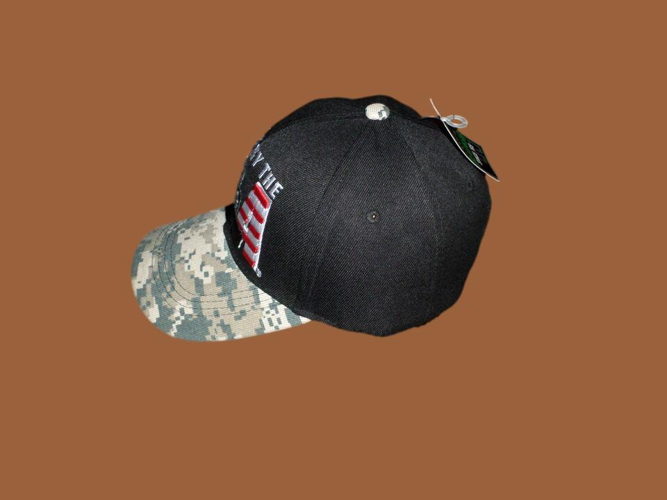 I CARRY THE 2nd AMENDMENT 6 PANEL CAP EMBROIDERED HAT DIGITAL CAMOUFLAGE BILL