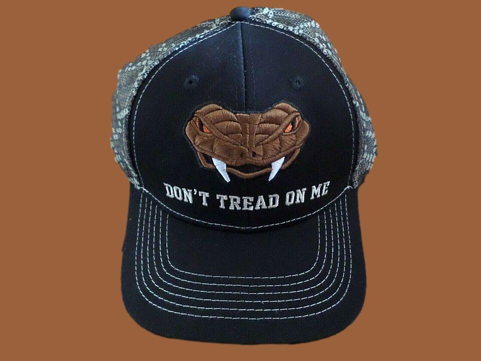 RATTLESNAKE DON'T TREAD ON ME HAT EMBROIDERED BALL CAP 2ND AMENDMENT