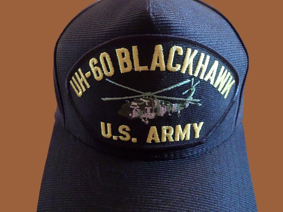 U.S ARMY UH-60 BLACKHAWK HAT U.S MILITARY OFFICIAL BALL CAP U.S.A MADE