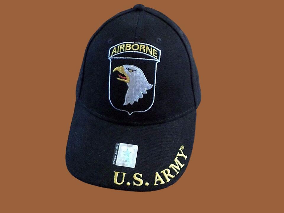 NEW U.S MILITARY ARMY 101st AIRBORNE EMBROIDERED HAT CAP OFFICIAL LICENSED HATS