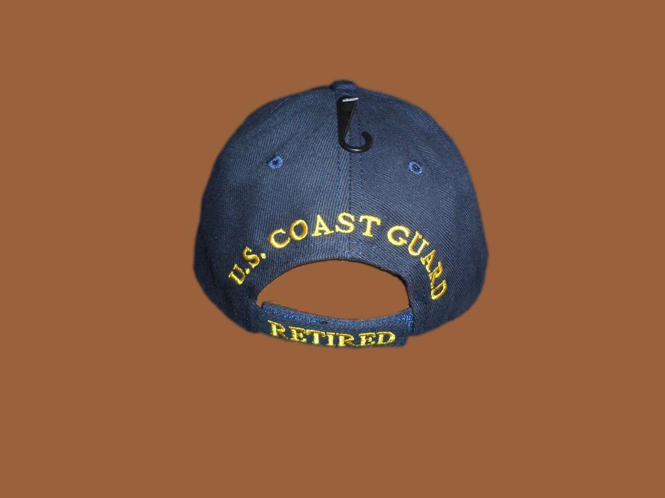 UNITED STATES COAST GUARD RETIRED HAT BALL CAP USCG PROUDLY SERVED