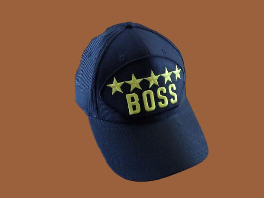 U.S NAVY FIVE STAR BOSS HAT U.S NAVY SHIP MILITARY OFFICIAL BALL CAP U.S.A MADE