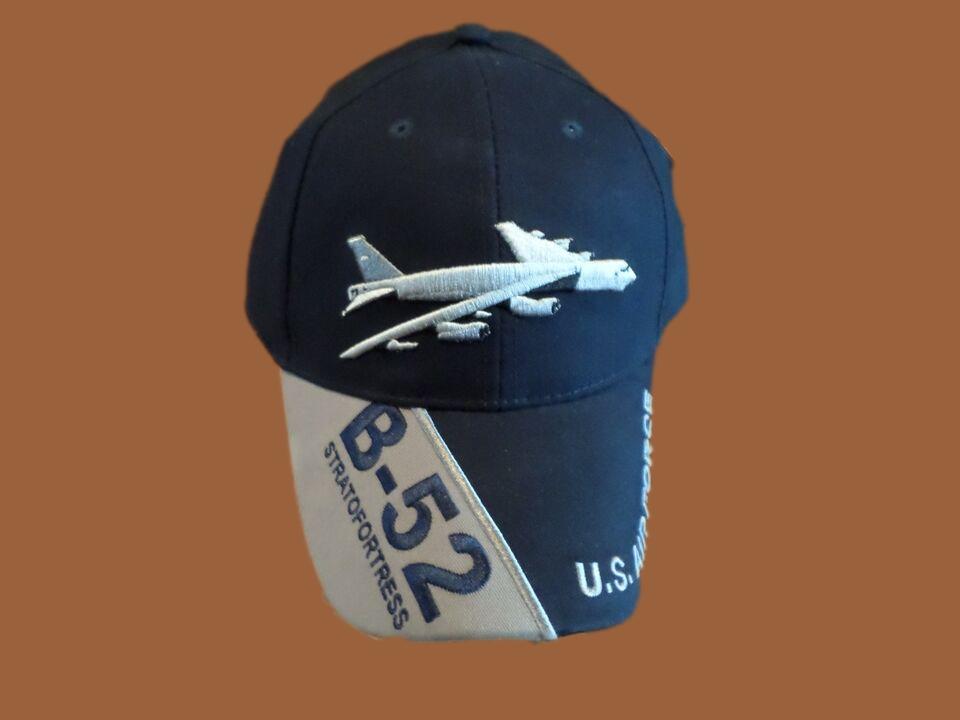 AIR FORCE B-52 BOMBER STRATOFORTRESS HAT EMBROIDERED U.S MILITARY BALL CAP