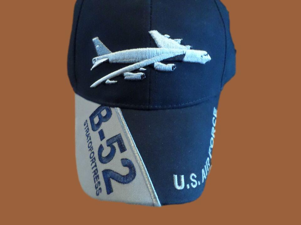 AIR FORCE B-52 BOMBER STRATOFORTRESS HAT EMBROIDERED U.S MILITARY BALL CAP