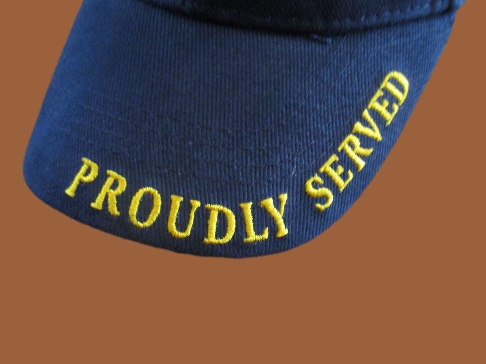 UNITED STATES COAST GUARD RETIRED HAT BALL CAP USCG PROUDLY SERVED